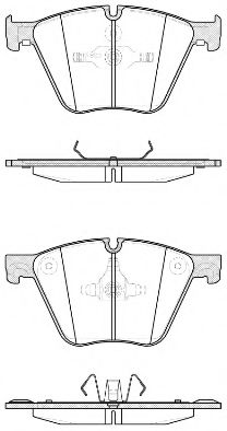 WOKING P1519320 Тормозные колодки WOKING для BMW