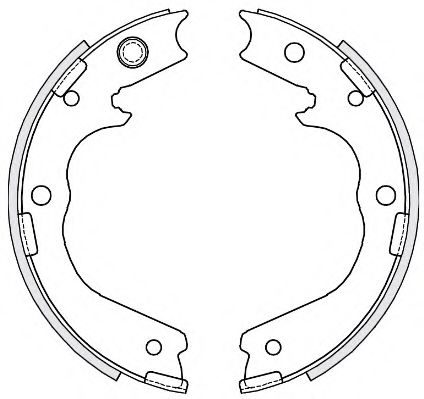 WOKING Z475600 Стояночная тормозная система 