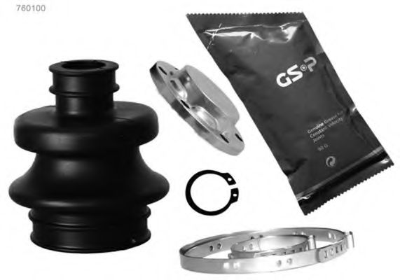 GSP 760100 Монтажный комплект, сильфон приводного вала 