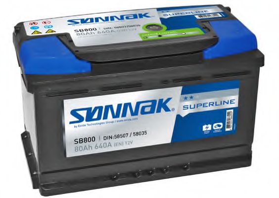 SONNAK SB800 Аккумулятор для SKODA SUPERB