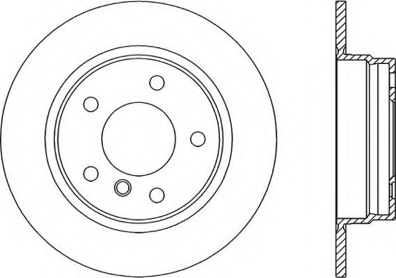 OPEN PARTS BDR109410 Тормозные диски OPEN PARTS для BMW