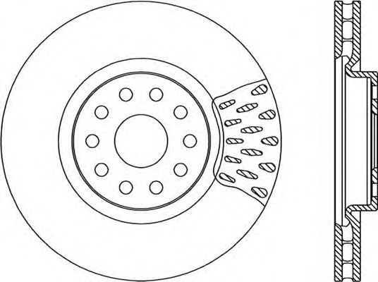 OPEN PARTS BDR173720 Тормозные диски OPEN PARTS для LANCIA