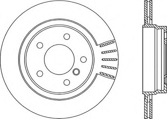 OPEN PARTS BDR175820 Тормозные диски OPEN PARTS для BMW
