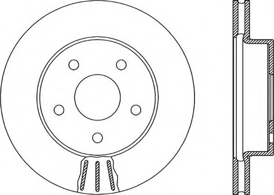 OPEN PARTS BDR191720 Тормозные диски OPEN PARTS для JEEP