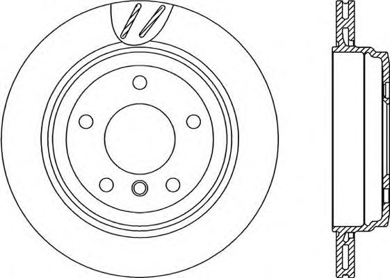 OPEN PARTS BDR224320 Тормозные диски OPEN PARTS для BMW