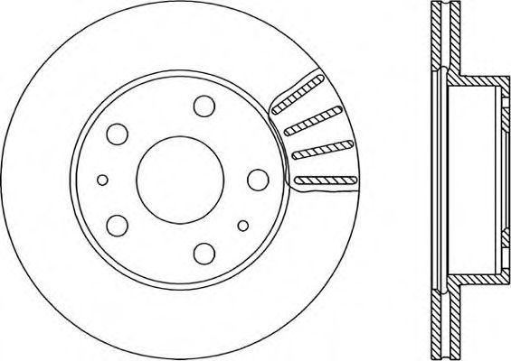 OPEN PARTS BDA115220 Тормозные диски OPEN PARTS для FIAT