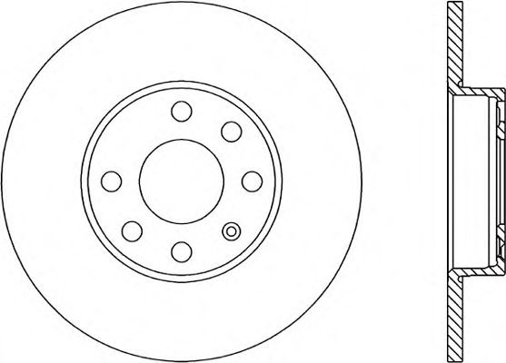 OPEN PARTS BDA180610 Тормозные диски OPEN PARTS для OPEL