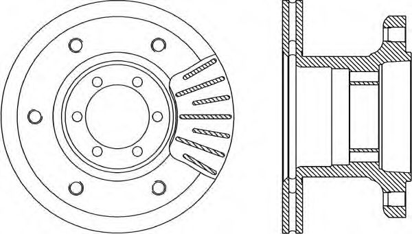 OPEN PARTS BDA184820 Тормозные диски OPEN PARTS для IVECO