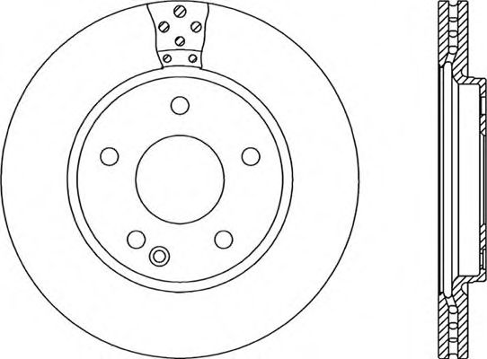 OPEN PARTS BDA195120 Тормозные диски OPEN PARTS 