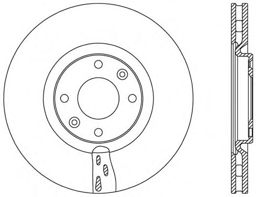 OPEN PARTS BDA245320 Тормозные диски OPEN PARTS 