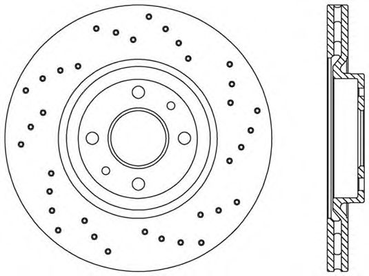 OPEN PARTS BDRS123125 Тормозные диски для FIAT TIPO