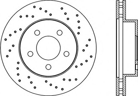 OPEN PARTS BDRS216725 Тормозные диски OPEN PARTS для JEEP