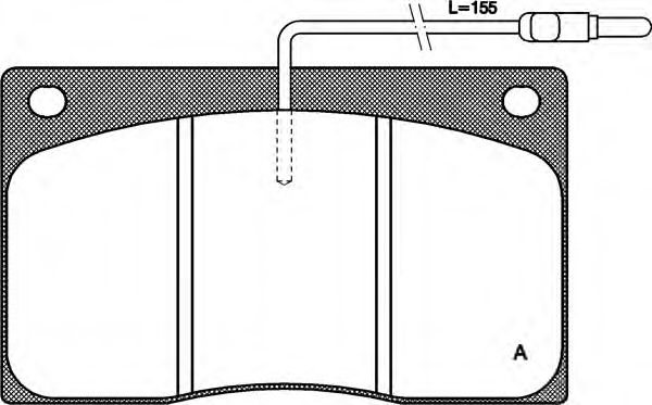 OPEN PARTS BPA004402 Тормозные колодки OPEN PARTS для RENAULT