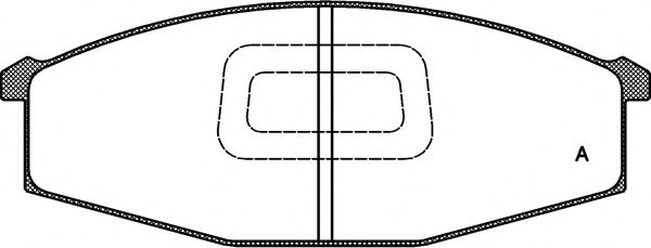 OPEN PARTS BPA012910 Тормозные колодки OPEN PARTS 