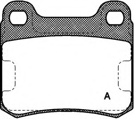 OPEN PARTS BPA015700 Тормозные колодки OPEN PARTS для MERCEDES-BENZ