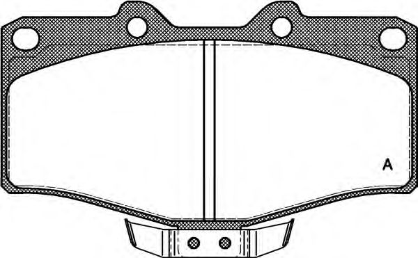 OPEN PARTS BPA031514 Тормозные колодки OPEN PARTS 