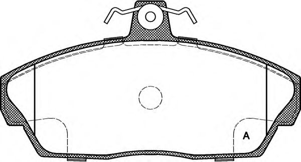 OPEN PARTS BPA033710 Тормозные колодки OPEN PARTS 