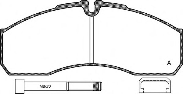 OPEN PARTS BPA065186 Тормозные колодки OPEN PARTS для NISSAN