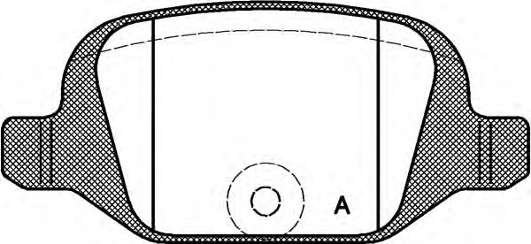 OPEN PARTS BPA072700 Тормозные колодки OPEN PARTS для ABARTH