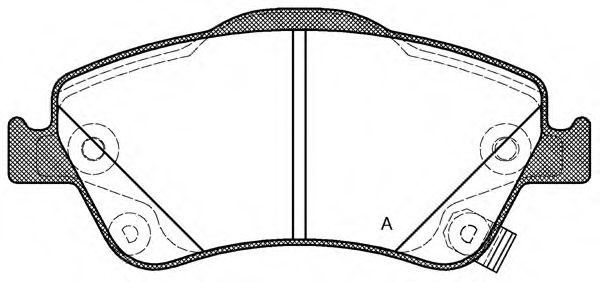 OPEN PARTS BPA131002 Тормозные колодки OPEN PARTS для TOYOTA