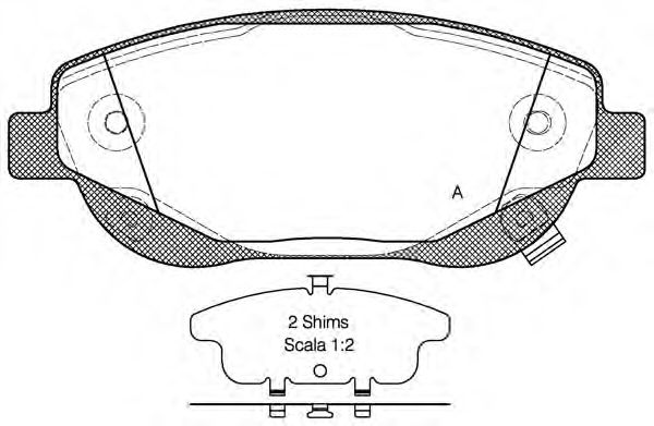 OPEN PARTS BPA145302 Тормозные колодки для TOYOTA VERSO