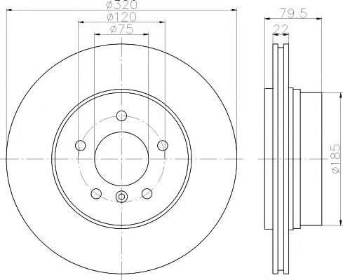 TEXTAR 92141603 Тормозные диски для BMW X3