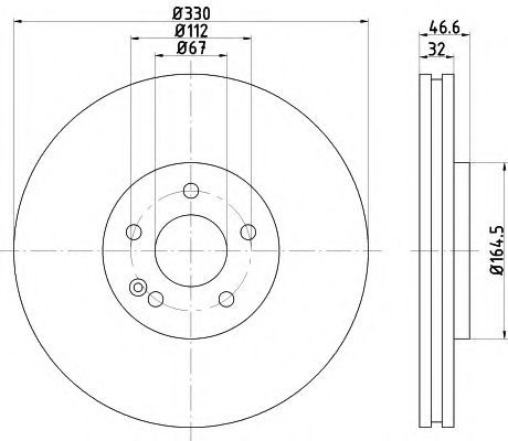 TEXTAR 92181903 Тормозные диски TEXTAR для CHRYSLER