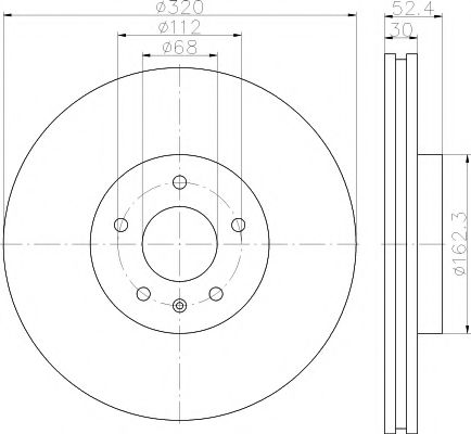 TEXTAR 92229303 Тормозные диски для AUDI A7