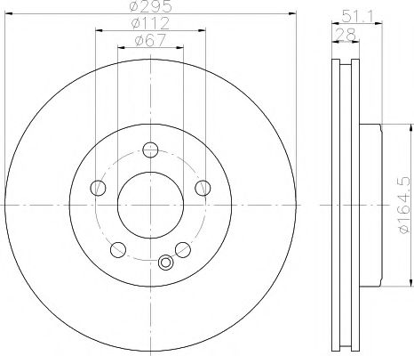 TEXTAR 92241603 Тормозные диски для MERCEDES-BENZ GLA-CLASS
