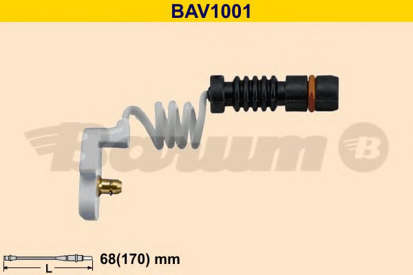 BARUM BAV1001 Скоба тормозного суппорта для MERCEDES-BENZ 190