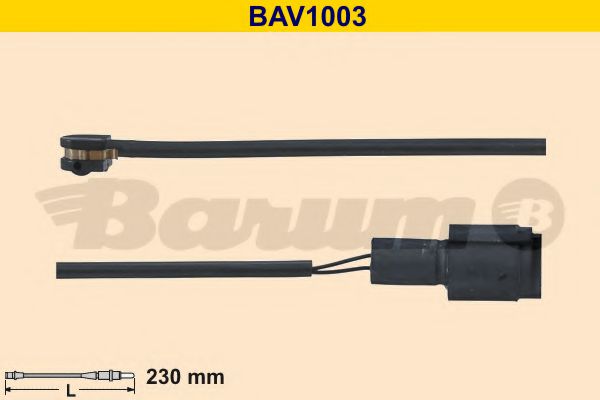 BARUM BAV1003 Датчик износа тормозных колодок BARUM 