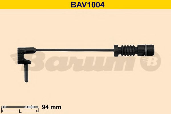 BARUM BAV1004 Тормозные колодки BARUM для MERCEDES-BENZ 190