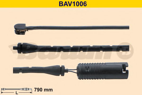 BARUM BAV1006 Скоба тормозного суппорта BARUM 