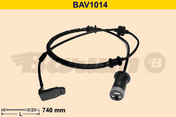 BARUM BAV1014 Скоба тормозного суппорта для SAAB 9-5