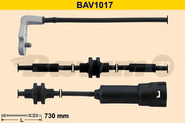 BARUM BAV1017 Скобы тормозных колодок BARUM 