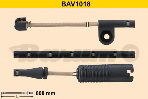 BARUM BAV1018 Скоба тормозного суппорта BARUM 