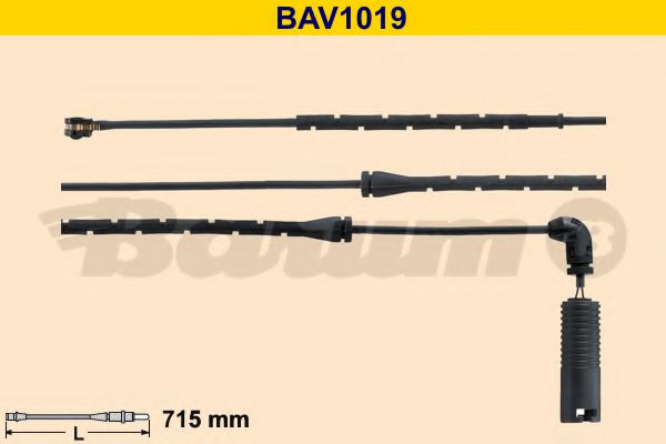 BARUM BAV1019 Тормозные колодки BARUM для BMW