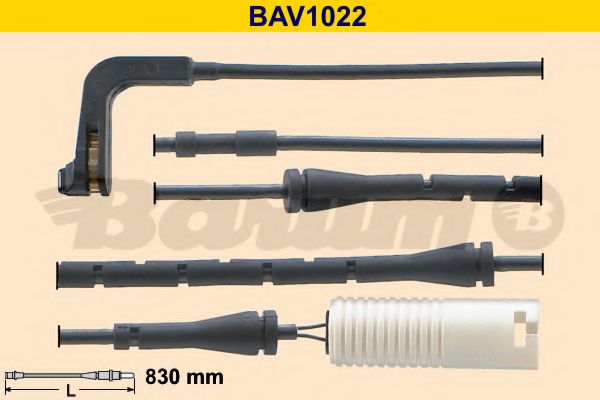 BARUM BAV1022 Скобы тормозных колодок BARUM 