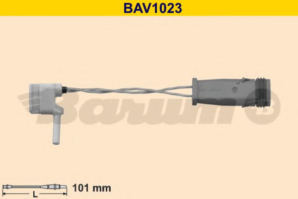 BARUM BAV1023 Тормозные колодки BARUM для MERCEDES-BENZ