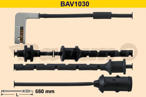 BARUM BAV1030 Тормозные колодки BARUM для OPEL