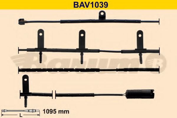BARUM BAV1039 Датчик износа тормозных колодок BARUM для MINI