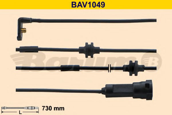 BARUM BAV1049 Датчик износа тормозных колодок для OPEL