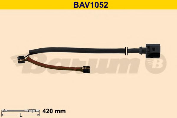 BARUM BAV1052 Скобы тормозных колодок для PORSCHE