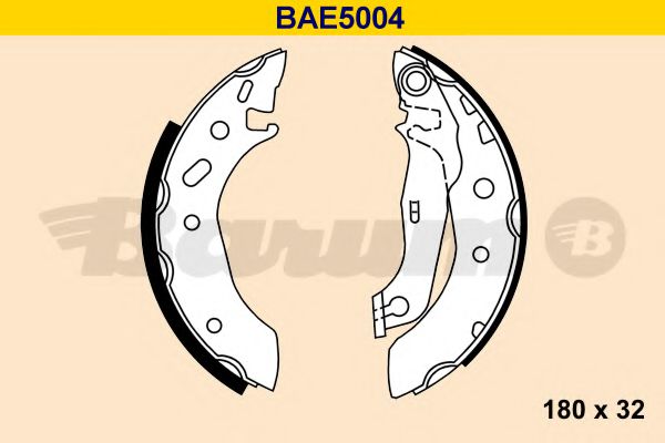 BARUM BAE5004 Ремкомплект барабанных колодок BARUM 