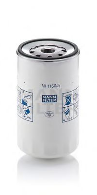 MANN-FILTER W11605 Масляный фильтр MANN-FILTER для FORD
