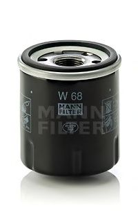 MANN-FILTER W68 Масляный фильтр для RENAULT CLIO 2 фургон (SB0/1/2)