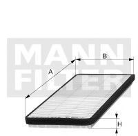 MANN-FILTER CUK3454 Фильтр салона для OPEL