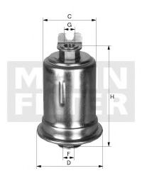 MANN-FILTER WK61434 Топливный фильтр MANN-FILTER 