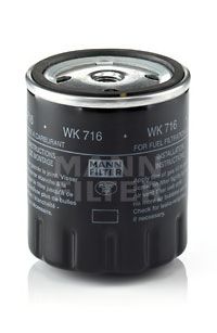 MANN-FILTER WK716 Топливный фильтр MANN-FILTER 