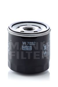 MANN-FILTER W7032 Масляный фильтр для NISSAN TIIDA